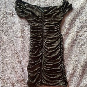 Black Dress with Golden Sparkles, Small Size, designed by “City Studio”